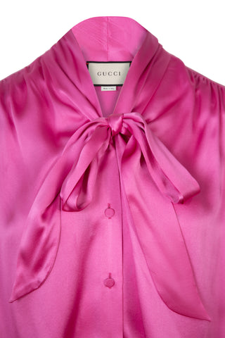 by Alessandra Michele Pussy Bow Silk Blouse | 2018 | (est. retail $1,590) Shirts & Tops Gucci   