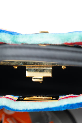 FF Velvet Whipstitch Micro Peekaboo Bag | (est. retail $3,350) Mini Bags Fendi   