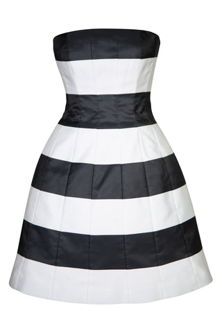 Stripe Strapless Dress | (est. retail $3,490) Dresses Carolina Herrera   