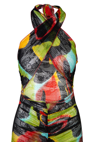 Green Swirl Wrap Dress | new with tags (est. retail $295) Dresses Kim Shui   