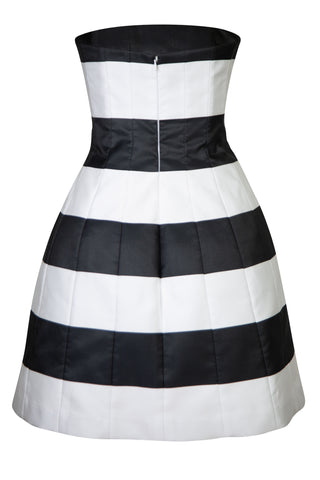 Stripe Strapless Dress | (est. retail $3,490) Dresses Carolina Herrera   