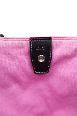 Smooth Calfskin/Tie & Dye Fabric Canvas Tote Bag | (est. retail $2,350)