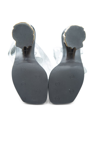 XMM Caldes Metallic Leather Wrap Tie Sandals Sandals Proenza Schouler   