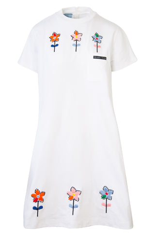 Embroidered Cotton Mini T-shirt Dress | (est. retail $1,630)