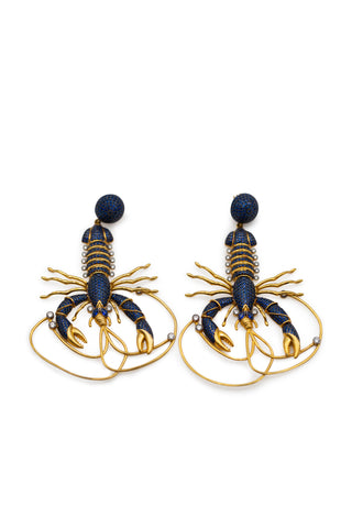 Lobster St. Barts Earrings | (est. retail $1,380)