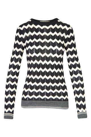 Zigzag Knit Sweater | (est. retail $1,040)