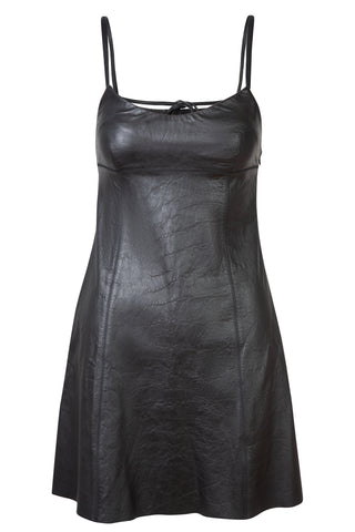 Black Leather Mini Dress | new with tags (est. retail $540)