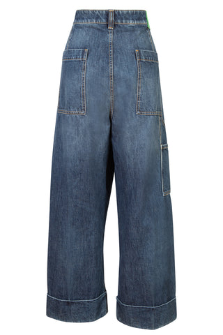 High-rise Straight-leg Cuffed Jeans | (est. retail $1,300) Pants Bottega Veneta   