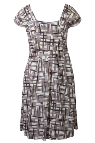 Empire Waist Abstract Print Mini Dress Dresses Marni   