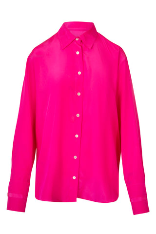 City Blouse in Shocking Pink