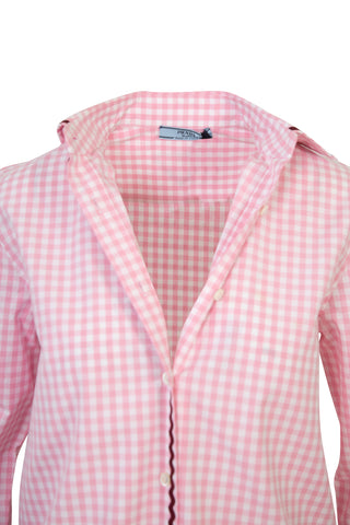 Gingham Check Shirt | (est. retail $1,690) Shirts & Tops Prada   