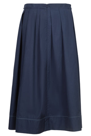 Pleated Cotton Poplin Midi Skirt | new with tags (est. retail $520) Skirts Marni   