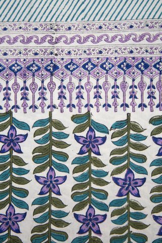 Violet Palm Rectangular Tablecloth | (est. retail $160)