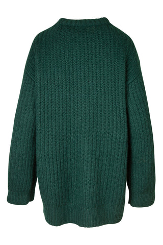 Calvin Klein 205W39NYC Mohair Crewneck Sweater in Teal | new with tags