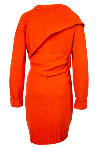 Wool Wrap Knit Midi Dress | FW '19 Collection