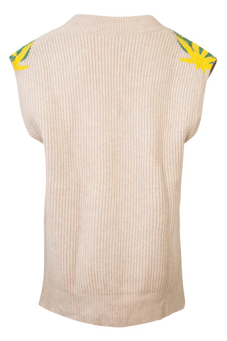 Strawberry V-Neck Vest | (est. retail $360) Sweaters & Knits J.W. Anderson   