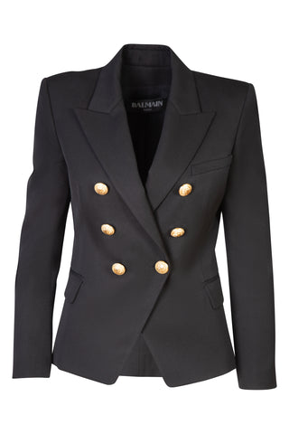 Fitted Double Breasted Virgin Wool Blazer | (est. retail $4,295)