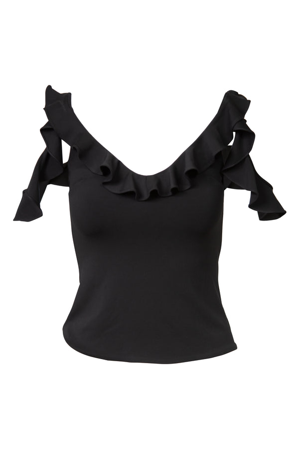 Ruffle Trim Tank
