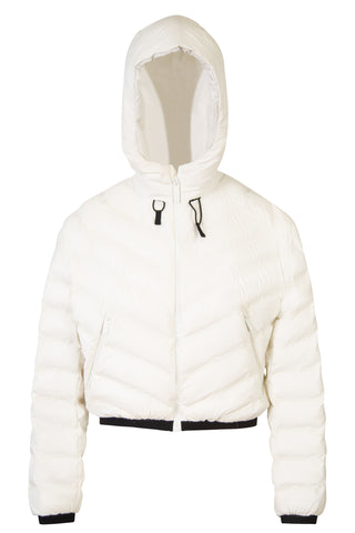 Linea Rossa Cropped Puffer Jacket | (est. retail $2,260) Jackets Prada   