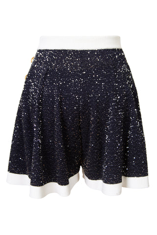 Sequined Knitted Shorts | (est. retail $1,395) new with tags