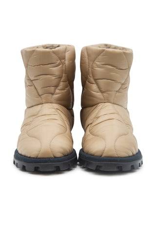 Padded Nylon Boots in Neutral | (est. retail $1,120)