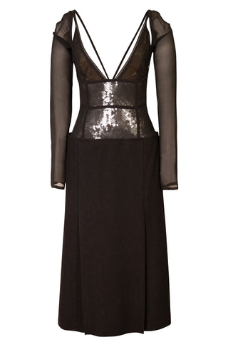 Sequin Chiffon Camisole Dress | (est. retail $1,583)