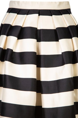 Escalante Silk Stripe Crop Top & Skirt Set Skirts Tibi   