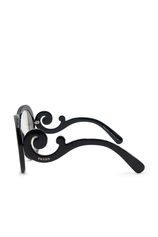 Baroque Arm Eyeglasses in Black