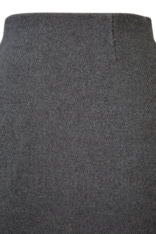 Chevron Pattern Wool Mini Skirt Skirts Miu Miu   