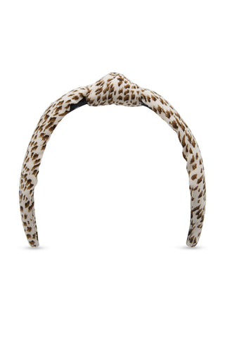 Leopard Small Knot Headband Hair Accessories Lele Sadoughi   