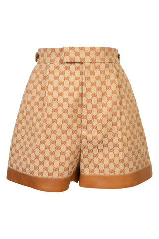 Original GG Linen Blend Canvas Shorts | (est. retail $1,150) new with tags