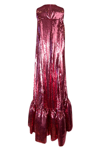 Huishan Zhang 'Genevieve' Pink Sequin Gown | Pre-Fall '20 Collection (est. retail $2,985)