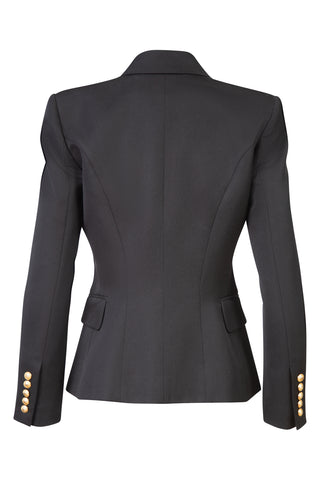 Fitted Double Breasted Virgin Wool Blazer | (est. retail $4,295) Jackets Balmain   