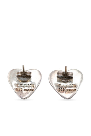 Silver Puffed Heart Earrings Earrings Tiffany & Co.   