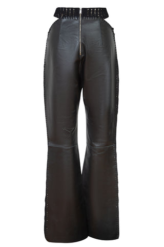 Leather Crochet Pant | new with tags (est. retail  $1,310)