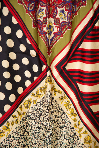 Vintage Patchwork Silk Scarf Halter Top | Circa 1990s Shirts & Tops Jean Paul Gaultier   