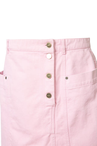 La Jupe De Nîmes Mini Skirt in Pink | (est. retail $475)