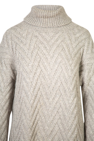 Grey Turtleneck Sweater | (est. retail $710) Sweaters & Knits Nili Lotan   