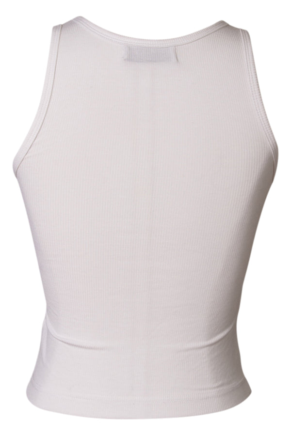 Riblet Tank in White | new with tags