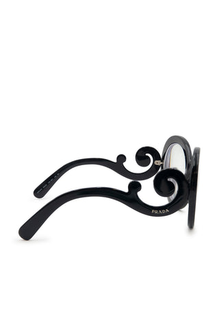 Baroque Arm Eyeglasses in Black