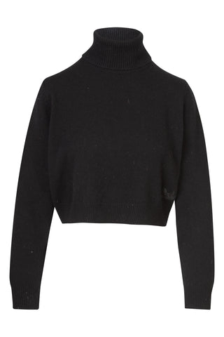 Cashmere Cropped Turtleneck | (est. retail $1,600) Sweaters & Knits Celine   