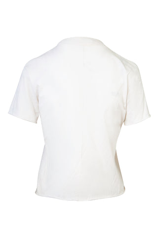 Fedrino White Organic Cotton-Jersey T-shirt | (est. retail $390)