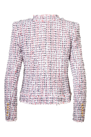 Spencer Collarless Cotton-blend Tweed Jacket | (est. retail $2,795) Jackets Balmain   