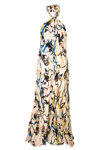 Maya Dress in Cream Multi | Spring '23 RTW Collection | (est. retail $675)
