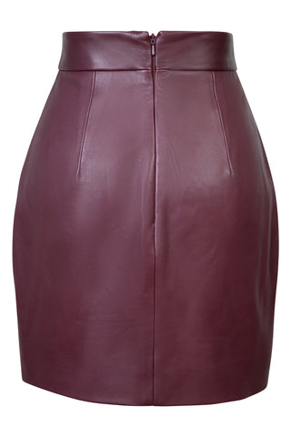 Leather Mini Skirt Skirts Khaite   