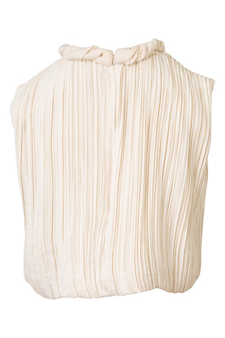 Ziara Pleated Cropped Top | (est. retail $450) Shirts & Tops Rachel Gilbert   