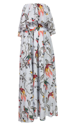 Vacation Algarve Cotton and Silk Maxi Dress | (est. retail $1,294) Dresses Erdem   