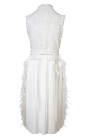 Wyatt Gilet Ivory Tweed Dress | (est. retail $2,730) Dresses Huishan Zhang   