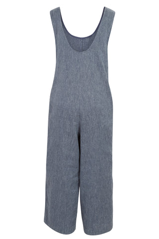 Linen Chambray Jumpsuit | (est. retail $645) Jumpsuits & Rompers Isa Arfen   