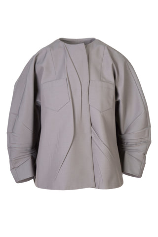 Grey Creased Jacket | SS '23 Runway (est. retail $3,600)